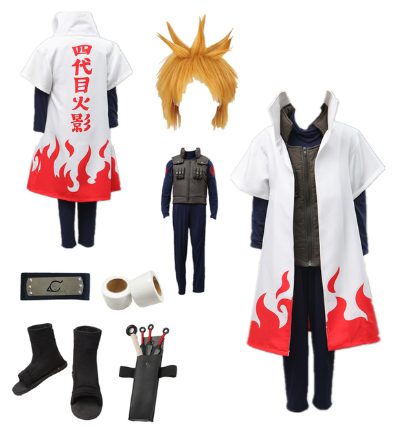 Anime Cosplay Minato Namikaze O Quarto Hokage Cosplay Terno Conjunto  Completo Versão Simples Traje De Halloween Comic - Fantasia De Anime -  AliExpress